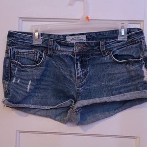 Ripped Jean Short